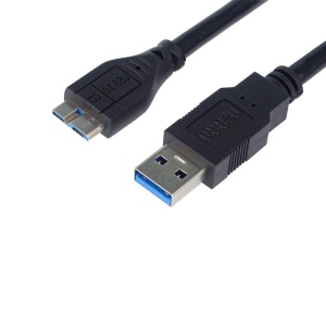 Cablu de Date USB-A 3.0 la Micro USB-B, 5Gbps, Tata-Tata, Basekit, Ecranat, Negru, 0.5/1 m - Img 6