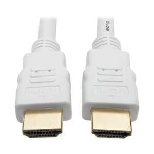 Cablu HDMI 1.4 (T) la HDMI 1.4 (T), High Speed Ethernet, Basekit, 4K@30Hz, Alb - Img 2