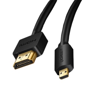 Cablu HDMI - micro HDMI 19 pini Ugreen 30102, Bidirectional, 4K@60Hz, 30AWG, 1.5 m, Negru - Img 2