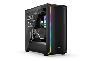 CARCASA be quiet! "SHADOW BASE 800", Middle Tower, ATX, fara sursa, 3xfan, USB 3.2 gen 1 x 2, USB Type-C x 1, audio+mic, PSU shroud, 7 sloturi expansiune, ARGB, negru, "BGW61"  - 3
