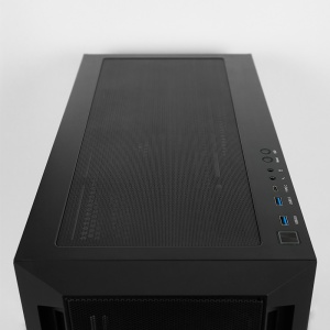 CARCASA Chieftec "APEX", Tower, ATX, fara sursa, 3xfan, USB 3.2 gen 2 Type-Cx2, USB 3.2 gen 1x2, USB 2.0x1, audio,mic,PSU shroud,7 sloturi expansiune, ARGB,negru, "GA-01B-M-OP"  - 4