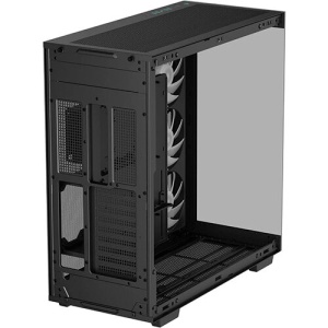 CARCASA DeepCool "CH780", Tower, ATX, fara sursa, 1xfan, USB 3.2 gen 1 x 4, USB Type-C x 1, audio, PSU shroud,9 sloturi expansiune,iluminare ARGB, negru "R-CH780-BKADE41-G-1"  - 3