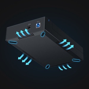 Carcasa Rack pentru HDD / SSD Extern, Ugreen 50422, Drive 2.5 si 3.5 inch, USB 3.0, SATA, UASP, Design Tool-free - Img 6