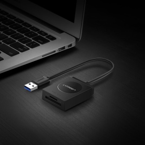 Card Reader Ugreen, Interfata USB 3.0, Micro SD, SD Card, Negru - Img 2