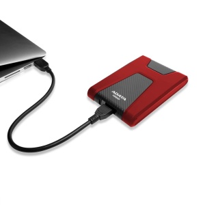 HDD ADATA EXTERN 2.5" USB 3.1 2TB HD650 Red &amp; Black "AHD650-2TU31-CRD"   - 3