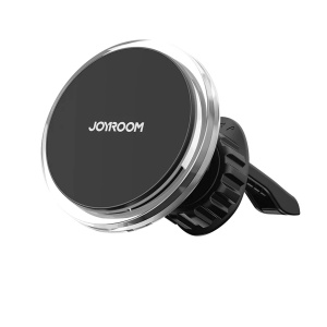 Incarcator Auto Wireless 15W, Joyroom, Prindere pe Grila de Ventilatie, Ajustare Unghi 360 Grade, Negru