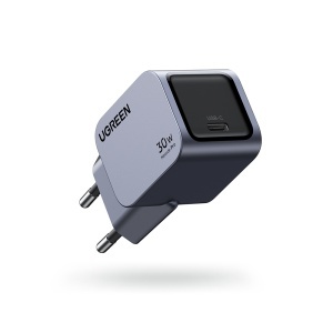 Incarcator Retea 30W, Ugreen Nexode Pro X703, GaN Fast Charge, 1x USB-C, PD3.0, QC4.0+, Space Gray - Img 2