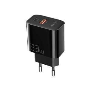 Incarcator Retea, McDodo 0921, 1x USB-C, 1x USB-A, Fast Charge, 33W, Negru