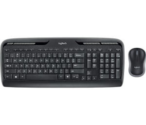 KIT wireless LOGITECH, tastatura wireless multimedia "MK330" + mouse wireless 1000dpi, 3 butoane "M215", black, "MK330" "920-003999"   - 1