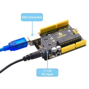 Placa Dezvoltare ATmega328P-PU, Keyestudio, Uno V4.0, Compatibila cu Arduino, Negru - Img 3