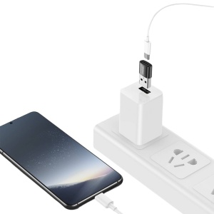 Set 2x Adaptor OTG, Joyroom, USB-C Mama la USB-A Tata, Negru - Img 3