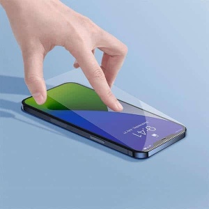 Set 2x Sticla Protectie Clear iPhone 12 Pro Max, Baseus Full-Glass, 3D Full Glue 9H, 0.3 mm - Img 7