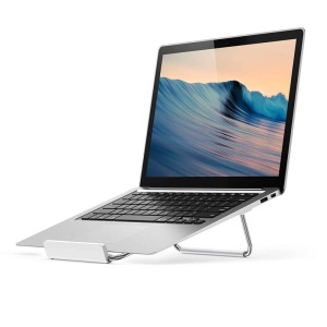 Suport Pliabil pentru Laptop, Ugreen Silver Stand, Aluminiu, Ajustabil pe inaltime, 11-16 inch - Img 2