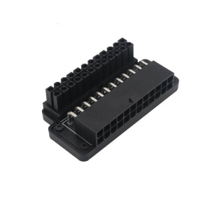 Adaptor ATX24 90°, Conectare Cablu Alimentare Placa de Baza, ATX 24 Pini Mama Tata - Img 2