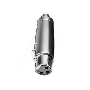 Adaptor Audio, Basekit, Conector XLR Mama la RCA Mama, Argintiu - Img 3