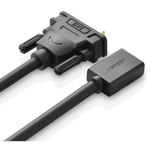 Adaptor DVI (T) la HDMI (M), Ugreen, Negru - Img 3
