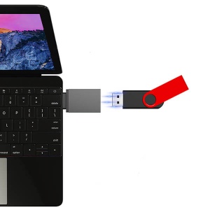 Adaptor OTG USB Type-C la USB 3.0, Basekit TD-USH301, Space Gray - Img 6
