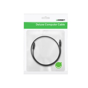 Cablu Flexibil SATA-SATA, Ugreen US217, Conectare Hard-disk SSD, SATA III 6 Gbps, 0.5m, Computer Modding, Negru - Img 5