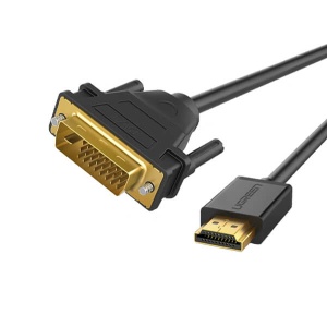 Cablu HDMI la DVI 24+1 Pini Ugreen 11150 HD106, 1.5 m, Negru - Img 1