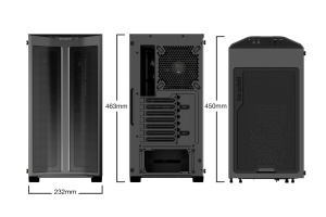 CARCASA be quiet! "PURE BASE 500 FX Black", Middle Tower, ATX, fara sursa,4xfan, USB 3.2 gen 1 x 1,USB Type-C x 1,audio+mic,PSU shroud, 7 sloturi expansiune,ARGB,negru, "BGW43"  - 4