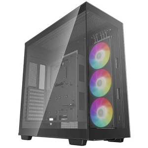 CARCASA DeepCool "CH780", Tower, ATX, fara sursa, 1xfan, USB 3.2 gen 1 x 4, USB Type-C x 1, audio, PSU shroud,9 sloturi expansiune,iluminare ARGB, negru "R-CH780-BKADE41-G-1"  - 4