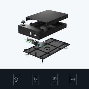 Carcasa Rack pentru HDD / SSD Extern, Ugreen 50422, Drive 2.5 si 3.5 inch, USB 3.0, SATA, UASP, Design Tool-free - Img 3