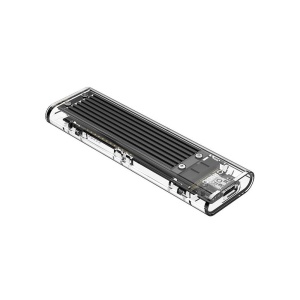 Carcasa Rack SSD M.2 NVMe, Orico, USB-C 3.1 Gen.2, 10 Gbps, Cablu USB-C la USB-A, Cablu USB-C, Negru - Img 2
