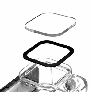Carcasa Waterproof pentru GoPro Hero 9, 10, 11, 12, Tech-Protect, Clear - Img 3