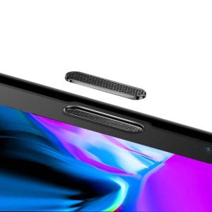 Folie Sticla Protectie Clear iPhone 11 Pro Max, XS Max, Baseus Rigid-Edge, Protectie Difuzor, 3D Full Glue 9H, 0.3 mm, Rama Antisoc - Img 3