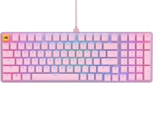 Glorious PC Gaming Race mecanica gaming RGB GMMK 2 Full-Size, Fox Linear Switches, USB-C, US layout, Roz "GLO-GMMK2-96-FOX-P"  - 1