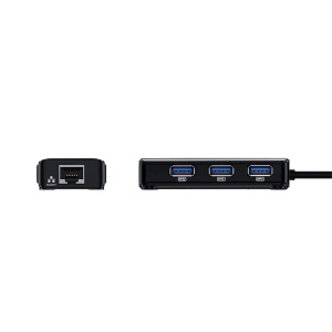 Hub Multiport USB-A la 1x RJ45 1000 Mbps, 3x USB-A 3.0, Ugreen, Ethernet, Negru - Img 5