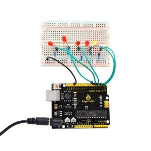 Placa Dezvoltare ATmega328P-PU, Keyestudio, Uno V4.0, Compatibila cu Arduino, Negru - Img 4