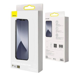 Set 2x Sticla Protectie Clear iPhone 12 Pro Max, Baseus Full-Glass, 3D Full Glue 9H, 0.3 mm - Img 8