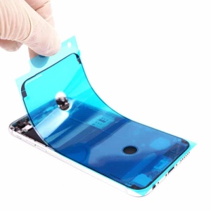 Sticker Adeziv Display, Rama Silicon Waterproof pentru iPhone 12, Set 5 bucati