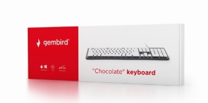 TASTATURA GEMBIRD USB, 107 taste, chocolate, "KB-CH-01"   - 3