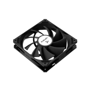 Ventilator UpHere NK12BK3, 120mm, 1100 rpm, 3 Pini, 4 Pini Molex, Negru - Img 2