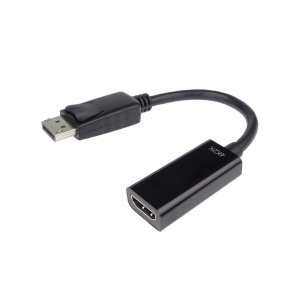 Adaptor DisplayPort 1.2a (T) la HDMI 2.0 (M), Basekit, Suport 3D, Negru