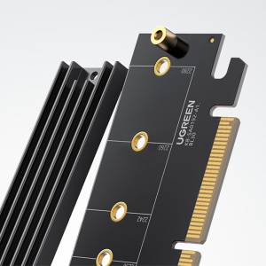 Adaptor PCIe 4.0x16 la M.2 NVMe, Ugreen CM465, 64 Gbps, Negru - Img 3