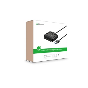 Adaptor Sata la USB 3.0 pentru Hdd Ssd 3.5 si 2.5 inch, Ugreen 20611, 5 Gbps, SATA 7+15 pini, Priza, Negru - Img 5