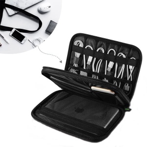 Borseta Ugreen 50147 pentru Organizare Cabluri si Accesorii, Poliester, Gri - Img 4