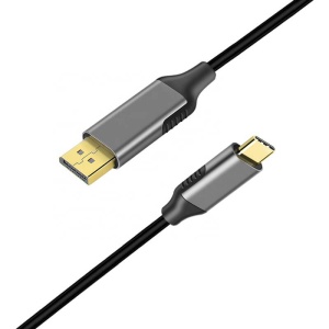 Cablu Adaptor USB Type-C la DisplayPort, Basekit USH221, Rezolutie 4K @60Hz - Img 2