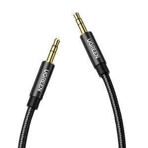 Cablu Audio Auxiliar, Jack 3.5mm (T) la Jack 3.5mm (T), Ugreen AV112, Negru - Img 2