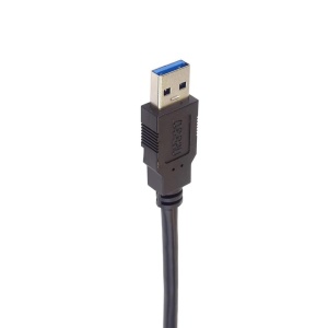 Cablu de Date USB-A 3.0 5Gbps, Tata-Tata, Basekit, Ecranat, Negru, 1/2/3 m - Img 8