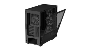 CARCASA DeepCool "CH560 Digital", Middle Tower, ATX, fara sursa, sticla securizata,  4xfan RGB,  USB 3.2 gen 1 x 1, USB Type-C x 1,  Jack 3.5 mm, negru, "R-CH560-BKAPE4D-G-1" - 6