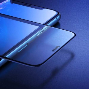 Folie Sticla Protectie Clear iPhone 11 Pro Max, XS Max, Baseus Rigid-Edge, Protectie Difuzor, 3D Full Glue 9H, 0.3 mm, Rama Antisoc - Img 4
