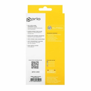 Folie Sticla Protectie Clear Pentru iPhone 13 Mini, Prio Glass, 0.3mm, 9H, Rama Antisoc - Img 4