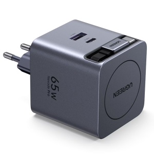 Incarcator Retea 45W, Ugreen Nexode Pro X614, GaN Fast Charger, 1x USB-C, 1x USB-A, 1x Cablu Retractabil - Img 4