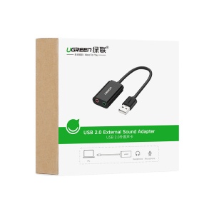 Placa de Sunet Externa, Ugreen, Adaptor USB la Jack 3.5 mm, Negru - Img 6