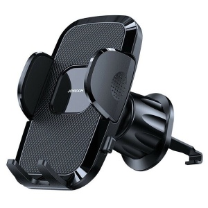 [RESIGILAT] Suport Auto pentru Telefon, Joyroom, Prindere pe Grila de Ventilatie, Ajustare Unghi 360 Grade, Negru