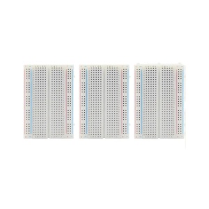 Set 3 Breadboard, Keyestudio, 400 Puncte, Suport Circuit, Alb - Img 6